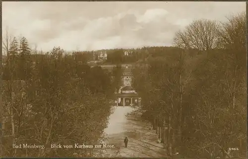 Ansichtskarte Horn-Bad Meinberg Blick vom Kurhaus zur Rose, Echtfoto-AK 1925