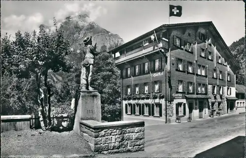 Bürglen am Klausenpass Wilhelm Tells Geburtsort HOTEL TELL 1960