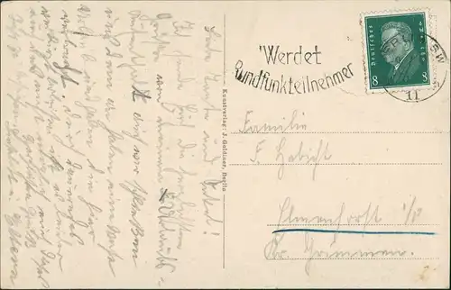 Ansichtskarte Bindow-Heidesee Dubrow Partie am Schmöldesee 1932