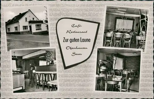 Gersfeld (Rhön) Gaststätte, Innen 4 Bild Obernhausen Zur guten Laune 1965