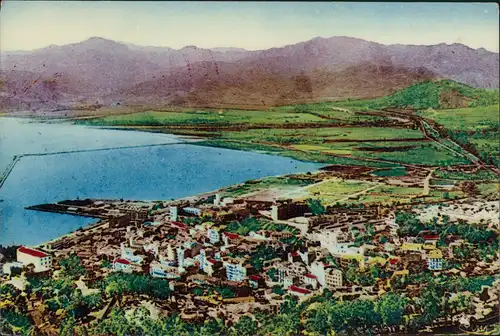 Postcard Constantine قسنطينة Blick über die Stadt 1954