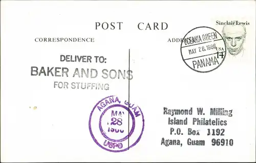 Postcard Ipswich Old-Ipswich 1921 1986   Schiffspost  (mit Ankunftsstempel