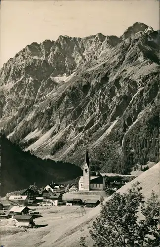 Ansichtskarte Mittelberg Stadtpartie Sonderstempel 1959