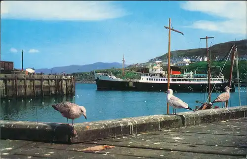 Postcard Mallaig Malaig Hafen Harbour Schiff 1978