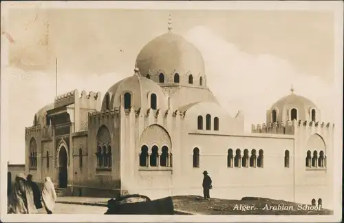 Postcard Algier دزاير Arabian School 1929