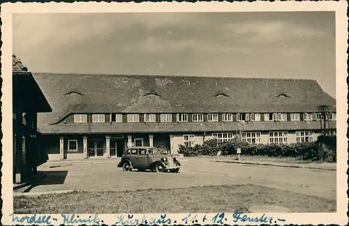 Ansichtskarte Westerland-Gemeinde Sylt Auto vor Haus 1950