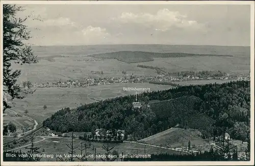 Ansichtskarte Neukirch (Lausitz) Oberneukirch | Wjazońca Stadtblick 1938