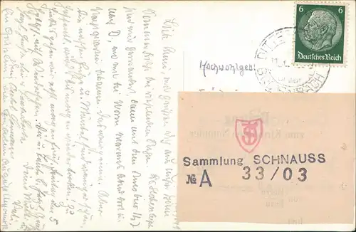 Dittersbach (Böhm. Schweiz) Jetřichovice Panorama mit Umland-Ansicht 1935