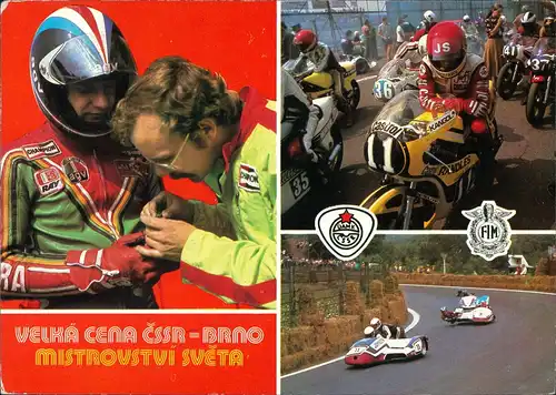 .Tschechien MISTROVSTVI SVETA GRAND PRIX Motorrad Rennsport 1981