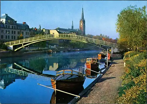 Sundswald Sundsvall NORRLAND FÄRGERNAS LAND Puckelbron över Selångersån 1990