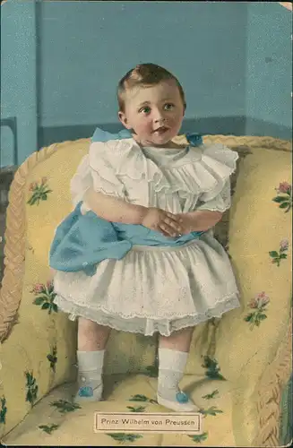 Ansichtskarte  Prinz Wilhelm von Preussen PK des dt. Kriegerbundes 1908