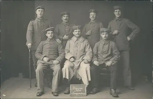 Militär Propaganda Soldaten Privataufnahmen Kriegsjahr in LANGENBERG 1914