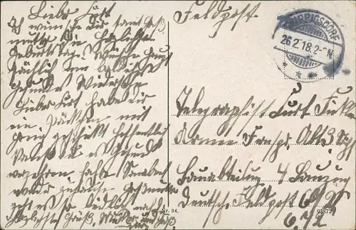 Postcard Görlitz Zgorzelec Ruhmeshalle gel. Feldpost 1918