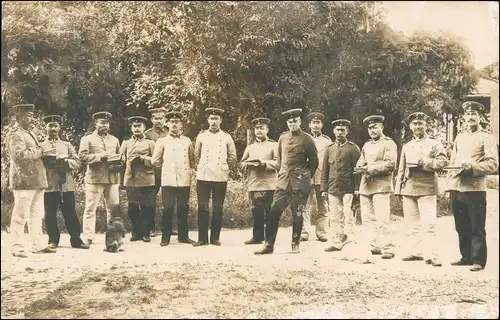 Ansichtskarte  Militär Propaganda Foto hochrangiger Militärs 1910