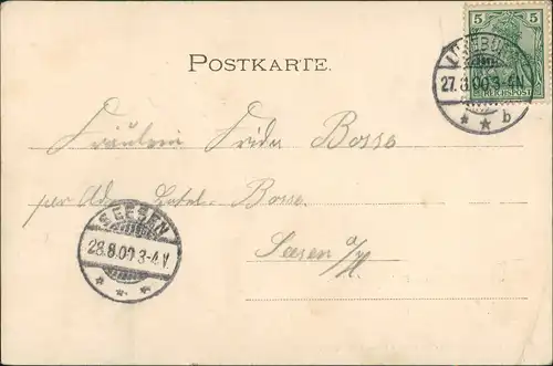 Ansichtskarte Lüneburg   Kalkberg aus 1900  SEESEN (mit Ankunftsstempel)