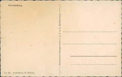 Postcard Reichenberg Liberec Panorama-Ansicht Gesamtansicht Totale 1930