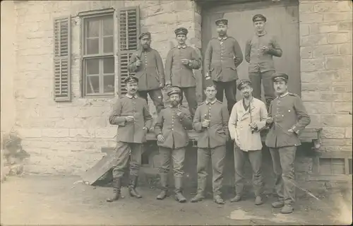 Militär Soldatenleben Private Fotografie ca. 1. Weltkrieg 1915 Privatfoto