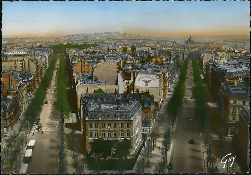 CPA Paris color Foto Straßen Stadt 1964