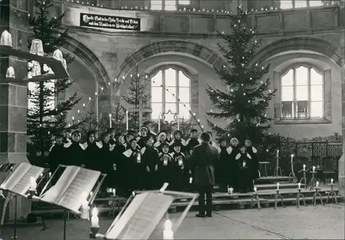 Schneeberg (Erzgebirge) Kurrendesingen in der St.-Wolfgangs-Kirche 1984