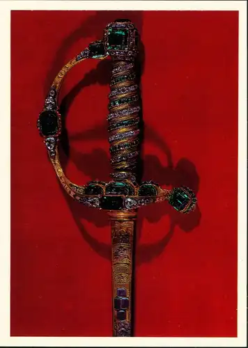 Grünes Gewölbe Dresden: Degen Smaragdgarnitur sächsischer Kronschatzes 1985