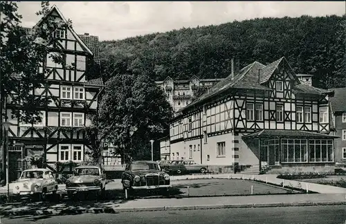 Ansichtskarte Bad Sooden-Allendorf Kurhaus Hotel, Mercedes Benz 1968