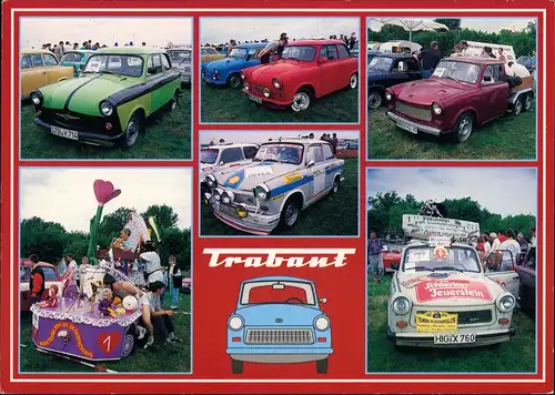 Ansichtskarte  Mehrbild Trabant 1993
