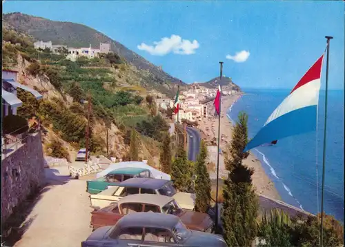 Finale Ligure VARIGOTTI visto dal Villaggio Olandese, Auto Autos 1960