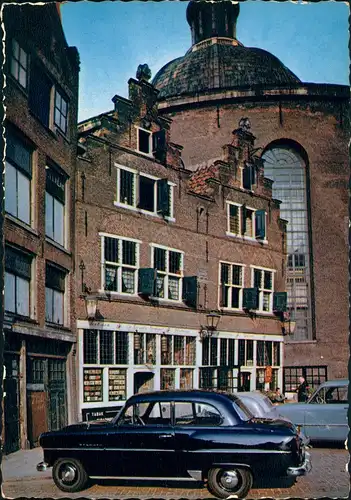 Amsterdam Amsterdam Oude huisjes aan het Kattengat, alte Autos davor 1960