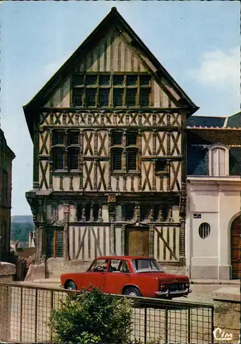 CPA Joigny Place St-Jean Maison de Bois, Auto, Car, Voiture 1967