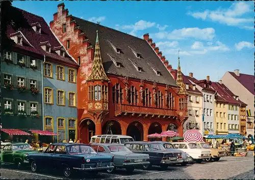 Freiburg im Breisgau Kaufhaus Autos ua. Auto Typen Ford, Opel, Mercedes 1970