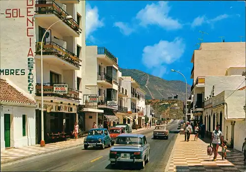 Postales Málaga Verkehr Auto Autos SANTA FE DE LOS BOLICHES 1970