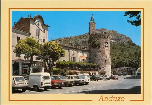 Anduze La Tour de l'Horloge, div. Autos Auto, Voitures, Cars 1980