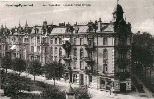 Eppendorf-Hamburg Eppendorfer Landstr. -rechts Martinistr., Repro anno 1930 1989