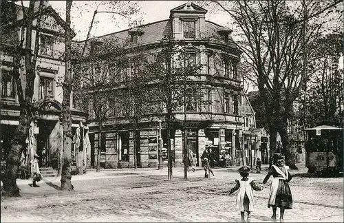 Sammelkarte Eppendorf-Hamburg Ludolfstraße um 1904 Repro-Ansicht 1989