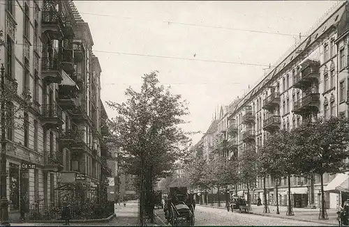 Eppendorf-Hamburg Hegestraße - Ecke   Repro-Ansicht ca. anno 1910 1989