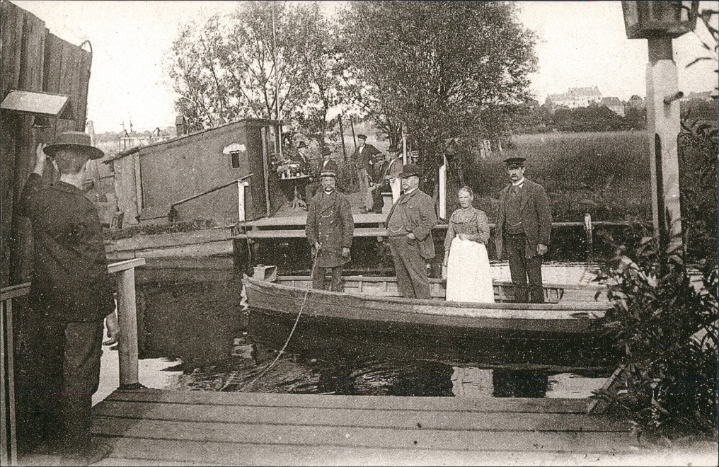 Eppendorf-Hamburg Die Fähre über (Reprint-Ansicht anno ca. 1903) 1989/