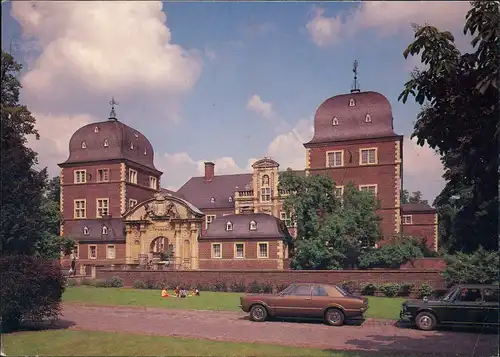 Ansichtskarte Ahaus Schloss Barockschloß alte Autos 1982