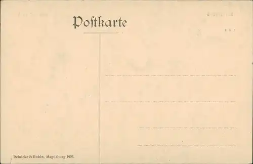 Postcard Rothenburg Červená Hora Stadtpartie 1911