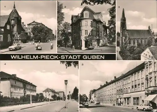 Guben Wilhelm-Pieck-Straße, Postamt,  Straße der Freundschaft 1982