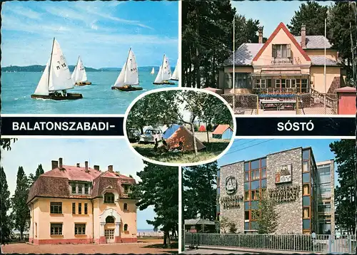Balatonfüred Balatonszabadi-Sóstó Балатонсaбaди-Шошто 1975