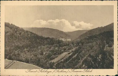 Foto Sülzhayn-Ellrich Umland-Ansicht, Kurort, Kremserblick 1920 Foto