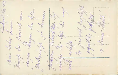 Ansichtskarte  Glückwunsch, Grußkarten, Geburtstag, Frau, viola Kleid 1927