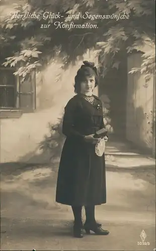 Ansichtskarte  Religion & Kirche Bibel Glückwunsch - Konfirmation 1922