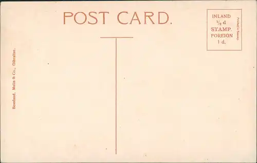 Gibraltar Beanland, Malin & Co. Edition: The Governor's Cottage 1910
