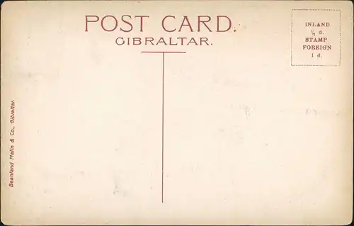 Gibraltar Exchange and Waterport Street Native People Scene,  1910