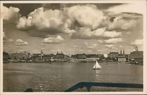 Postcard Helsinki Helsingfors Stadt und Hafen 1930