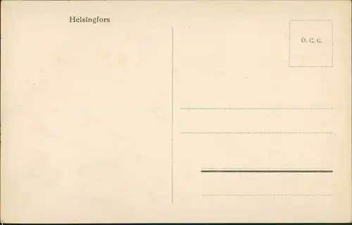 Postcard Helsinki Helsingfors Stadt und Hafen 1930