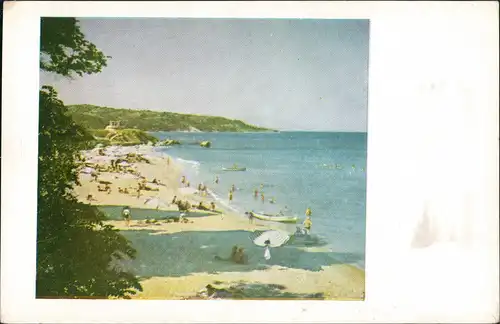 Warna Варна Seaside Resart - Künstlerkarte 1940