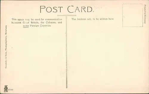 Postcard Mombasa Governor's Residence - Kenia 1911