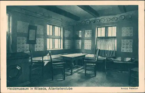 Wilsede-Bispingen Heidemuseum Altenteilerstube Zimmer Innenansichten 1930